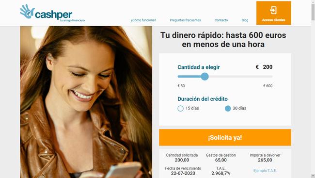 ¿Qué es CASHPER? Créditos exprés