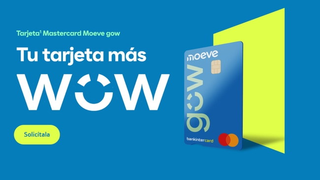Tarjeta Moeve gow de Bankinter y Cepsa: condiciones, ahorro y formas de pago