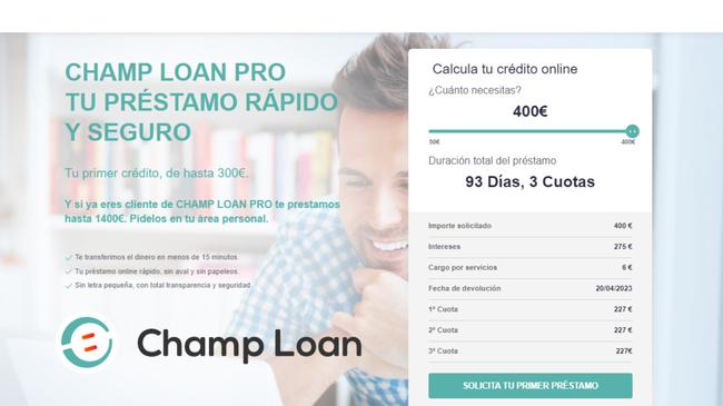 Champ Loan Pro: Opiniones, Prestamos, Telefono y Más
