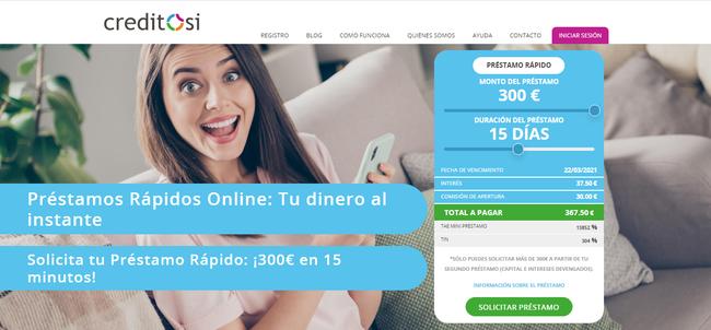 CreditoSi.es: Cómo son sus mini créditos, cuánto prestan y requisitos