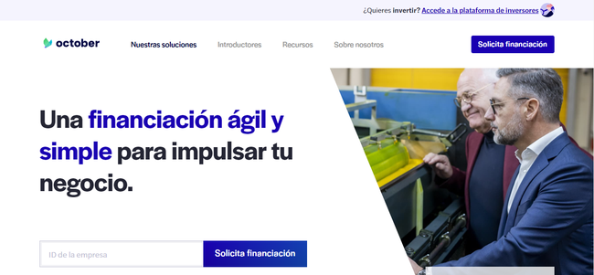 Financiación October: Prestamos Instantaneos Para Negocios