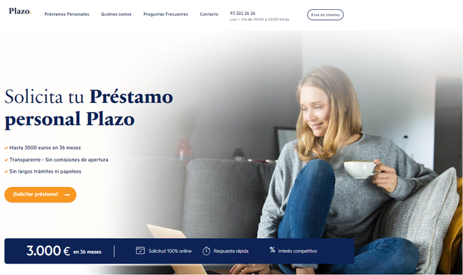 Plazo ofrece préstamos personales online y de confianza