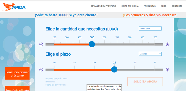 Prestamos Rápida: Qué es, teléfono y opiniones