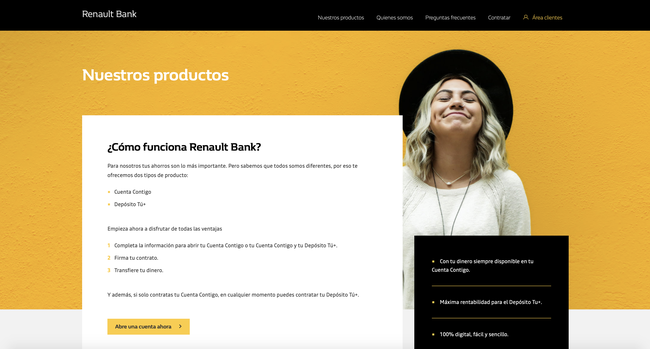 Cuentas de Renault Bank: Características, apertura y opiniones